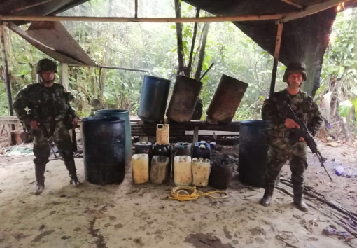 La Fuerza Pública asestó golpes al “ELN” en el departamento del Chocó