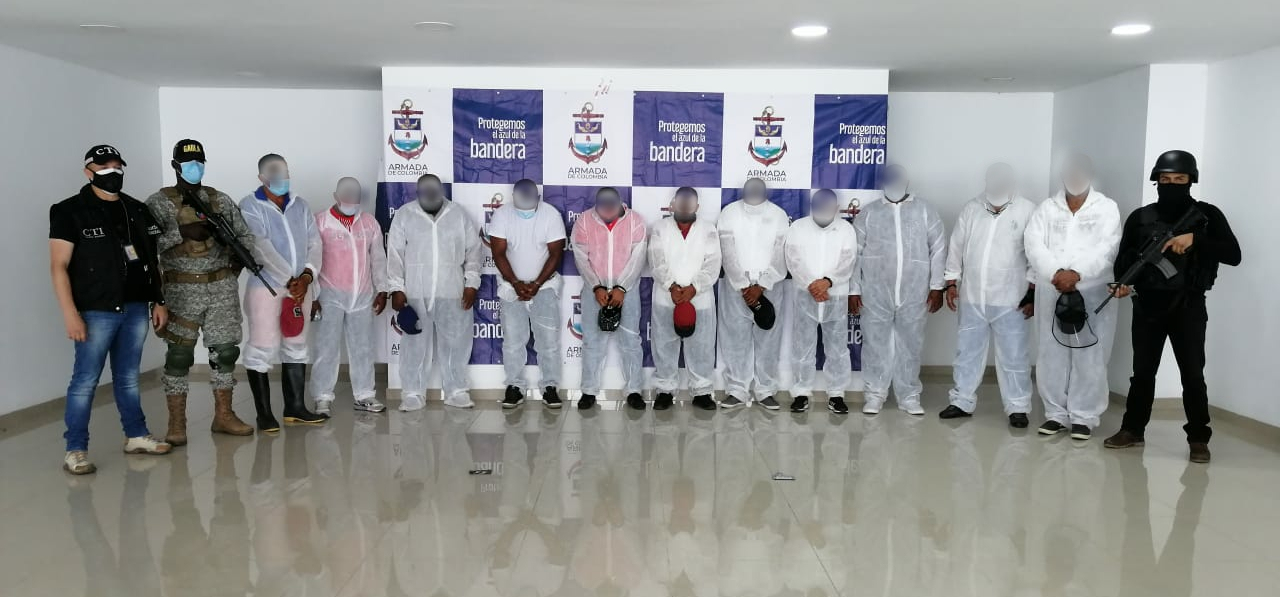 Fueron capturados 11 presuntos integrantes de una organización dedicada al narcotráfico