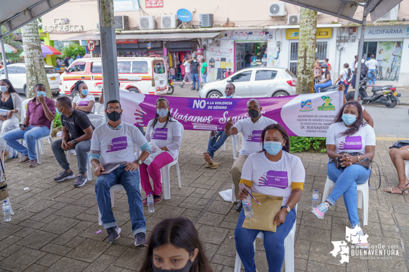 El alcalde Distrital, Víctor Vidal y su equipo de Gobierno se comprometieron con la erradicación de la violencia de género 
