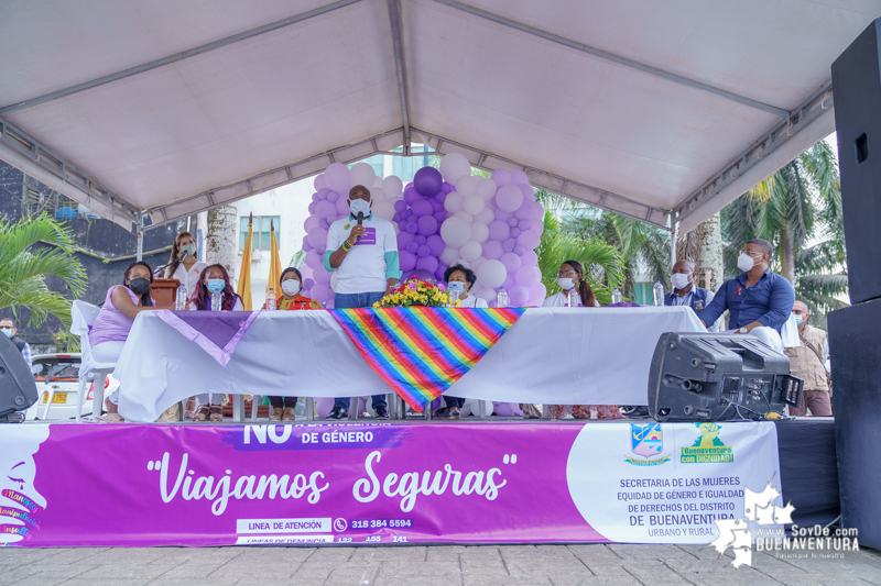 El alcalde Distrital, Víctor Vidal y su equipo de Gobierno se comprometieron con la erradicación de la violencia de género 