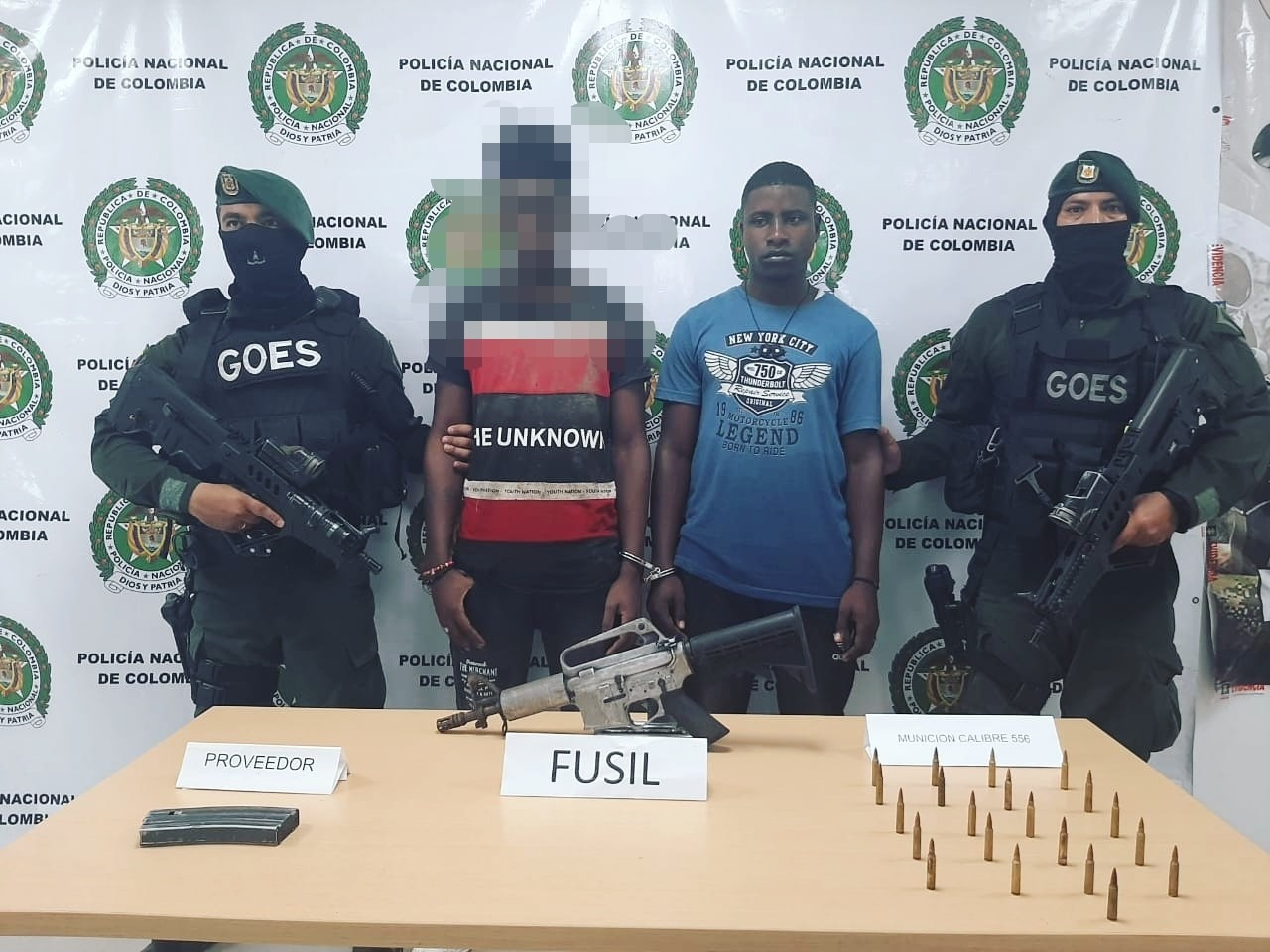 Una persona fue cobijada con medida de aseguramiento por porte ilegal de armas y uso de menores para la comisión de delitos 
