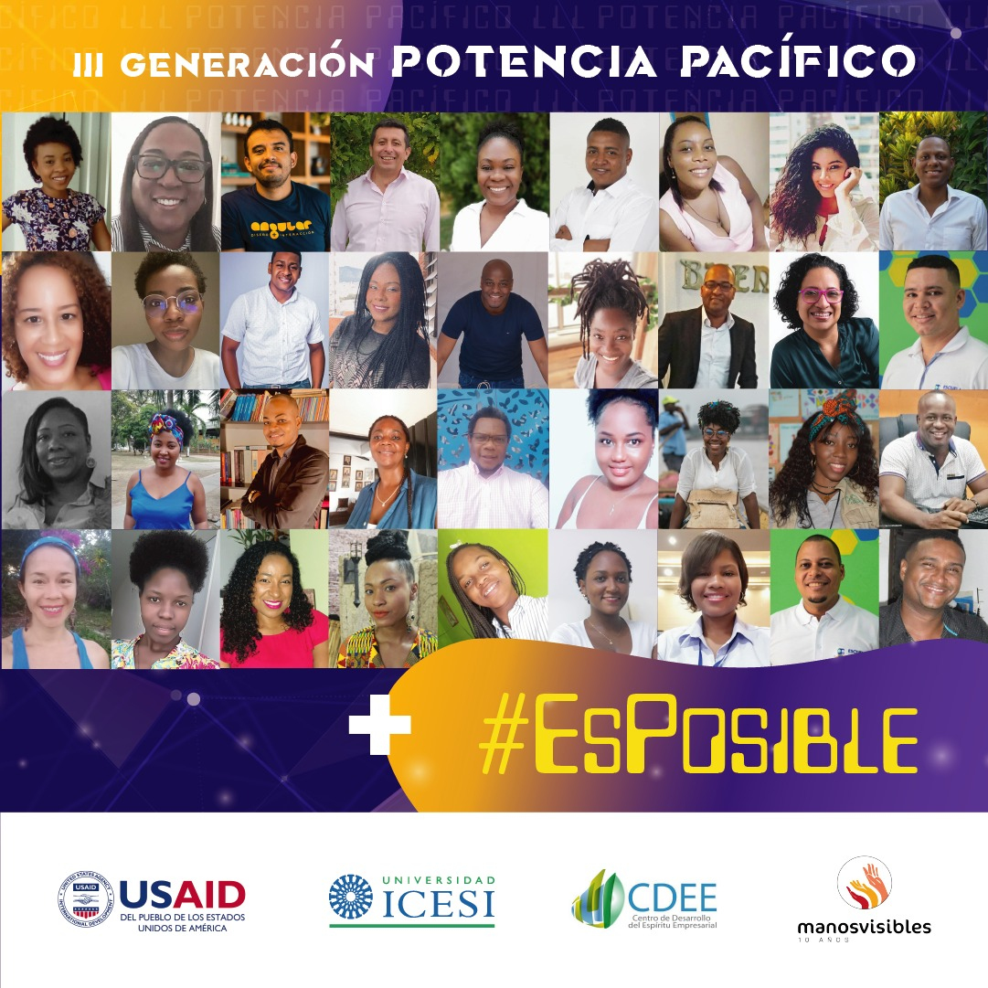 36 becas de maestría son entregadas en el pacífico por la Corporación Manos Visibles, USAID Colombia y la Universidad ICESI