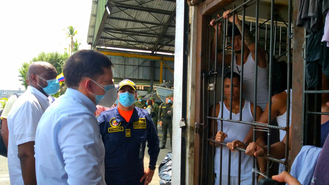 El Ministro de Justicia quedó muy preocupado con la situación carcelaria de Buenaventura