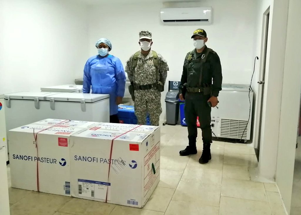 Llegaron 4.586 dosis de Sinovac a Buenaventura para seguir vacunando a los Adultos Mayores de 80 años contra la COVID-19