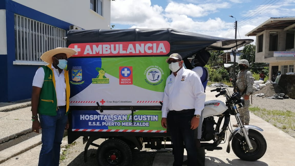 La ESE San Agustín de Puerto Merizalde puso en funcionamiento una moto-ambulancia para tener una respuesta rápida en posibles urgencias de la población 