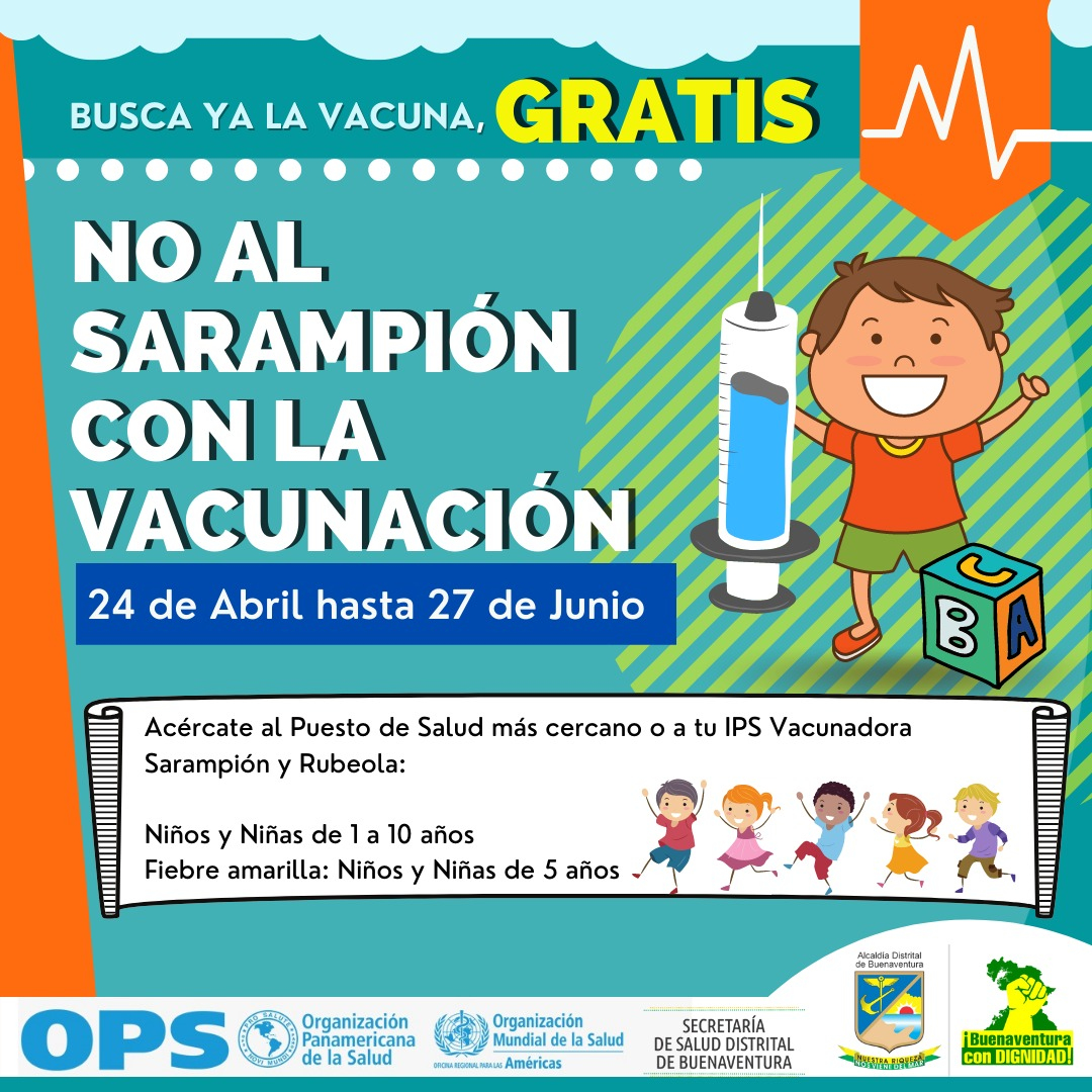 Vacuna a tus hijos contra el sarampión y otras enfermedades 
