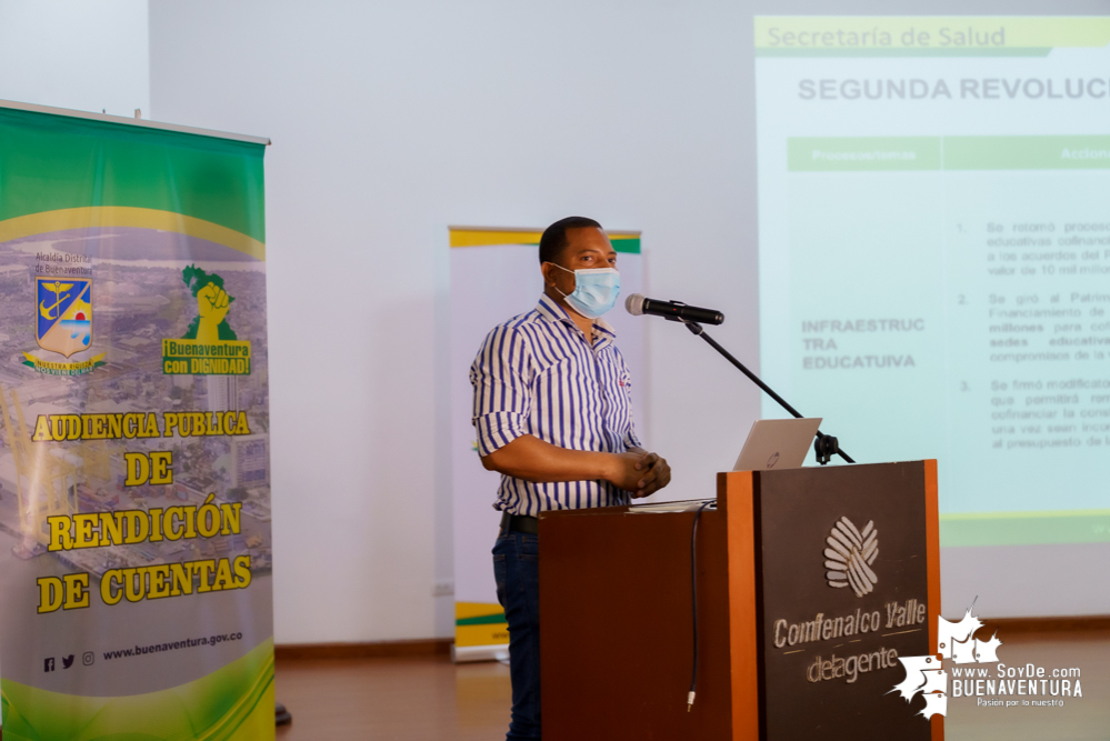 El Secretario de Educación presentó avances de su área en la Rendición de Cuentas 2020 de la Alcaldía Distrital de Buenaventura 