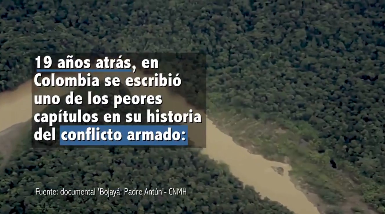 La Comisión de la Verdad conmemora 19 años de la masacre de Bojayá