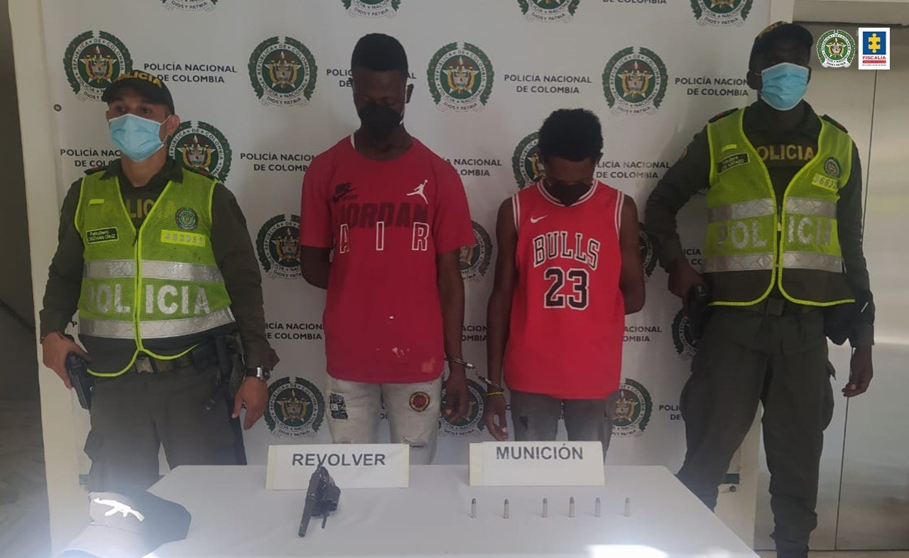 Fueron judicializados 2 hombres por porte ilegal de armas de fuego en Buenaventura 