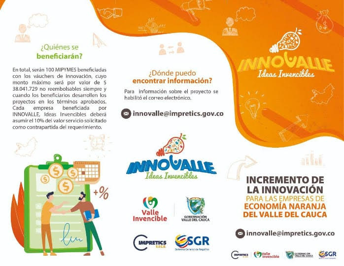 A través de “lnnovalle, Ideas Invencibles” la Gobernación del Valle busca apoyar los negocios de economía naranja en el departamento