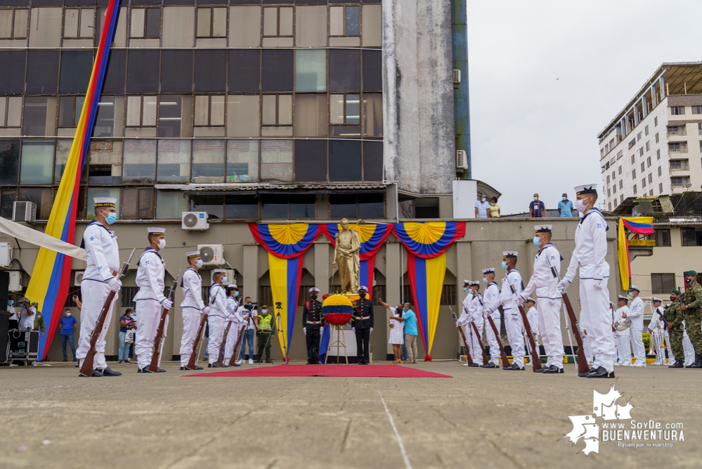 En Buenaventura también se conmemoraron los 211 años de la Independencia de Colombia