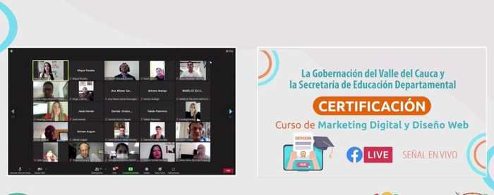 197 periodistas y comunicadores del Valle se graduaron en Marketing Digital y Diseño Web gracias a capacitaciones ofrecidas por la Gobernación