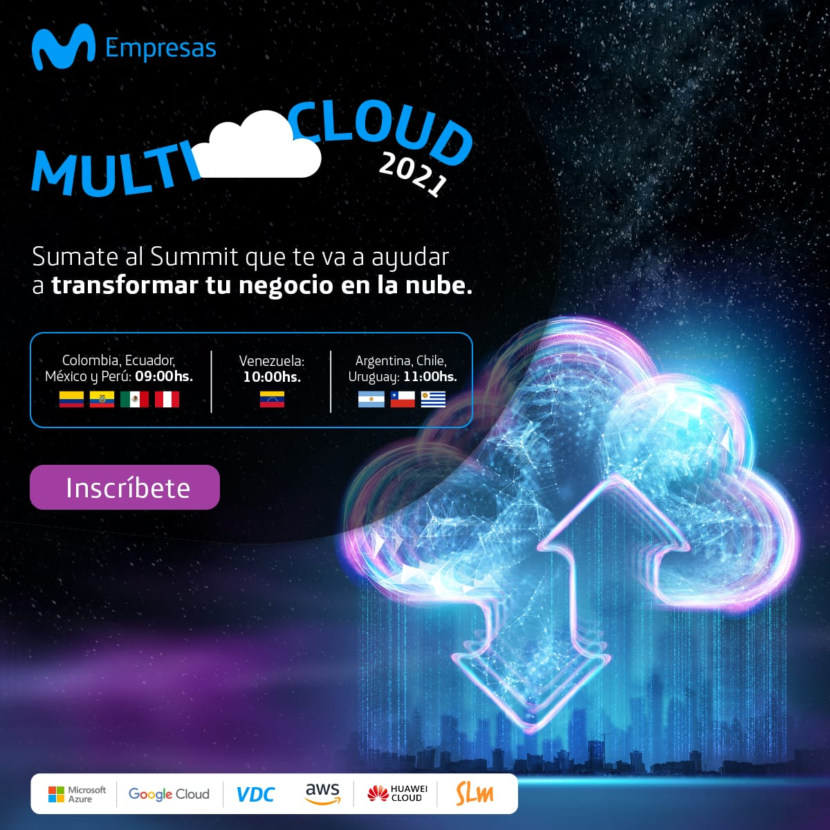 Movistar Empresas presenta el “Multicloud 2021 Summit Hispam”, un evento virtual dedicado a las soluciones digitales B2B