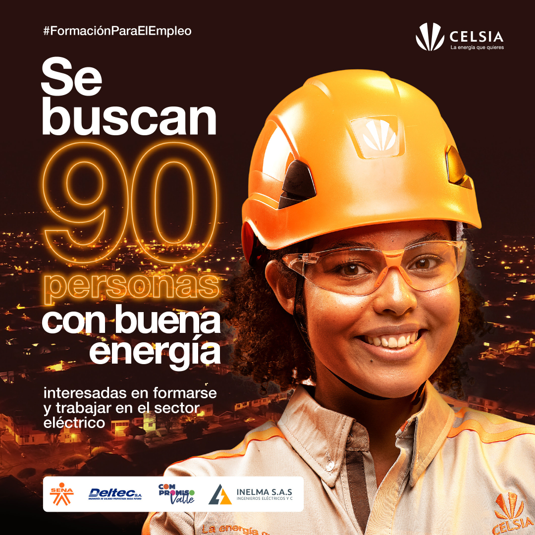 Se buscan 90 personas en el Valle del Cauca para formarlas en labores necesarias en el sector eléctrico