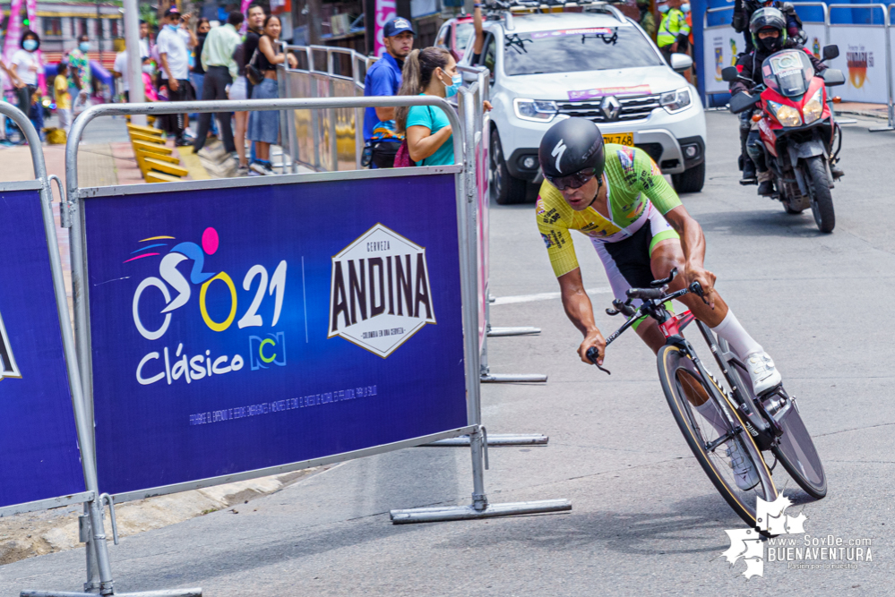 Fabio Duarte se coronó campeón del Clásico RCN 2021 al ganar la contrarreloj en Buenaventura