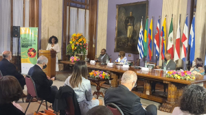 Representante afrocolombiano, es miembro del equipo coordinador del grupo parlamentario de América Latina y el Caribe, conformado en Montevideo, Uruguay 