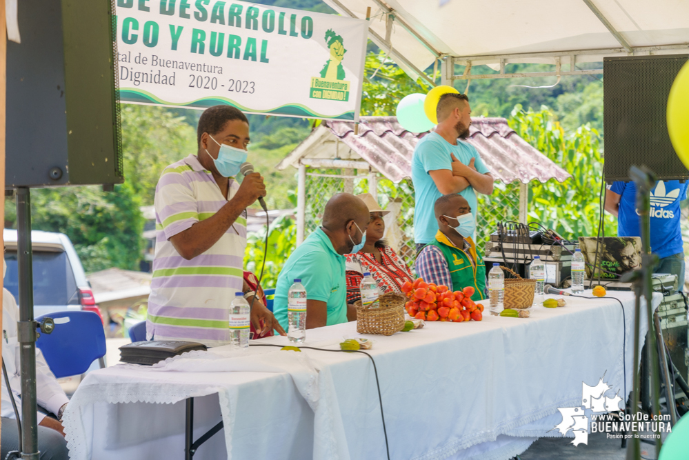 La Secretaría de Desarrollo Económico y Rural de Buenaventura celebró el Día del Campesino En el corregimiento de Cisneros 