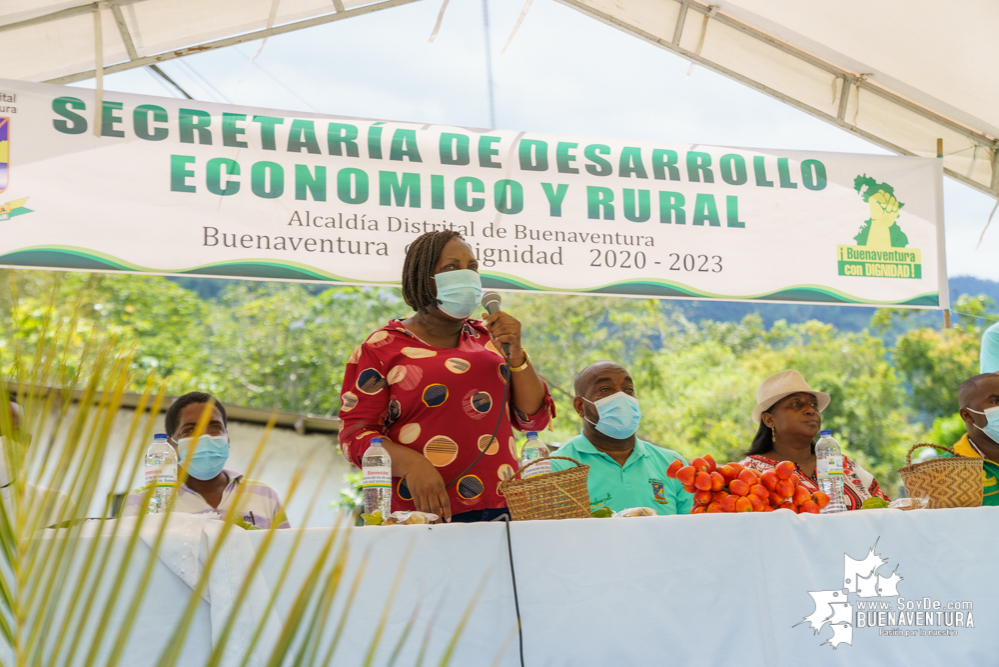 La Secretaría de Desarrollo Económico y Rural de Buenaventura celebró el Día del Campesino En el corregimiento de Cisneros 