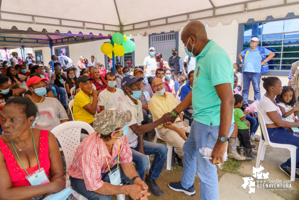 La Secretaría de Desarrollo Económico y Rural de Buenaventura celebró el Día del Campesino En el corregimiento de Cisneros 