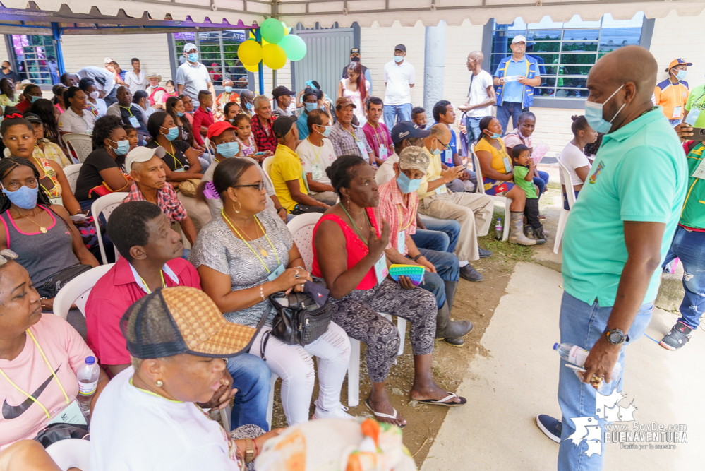 La Secretaría de Desarrollo Económico y Rural de Buenaventura celebró el Día del Campesino En el corregimiento de Cisneros 