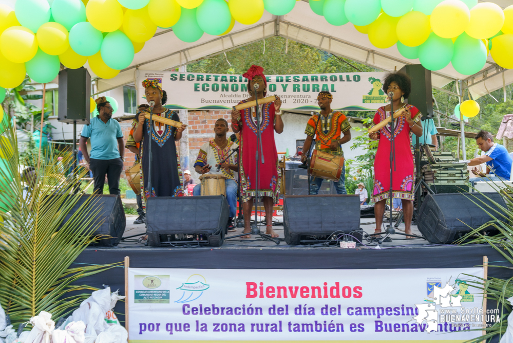 La Secretaría de Desarrollo Económico y Rural de Buenaventura celebró el Día del Campesino En el corregimiento de Cisneros 