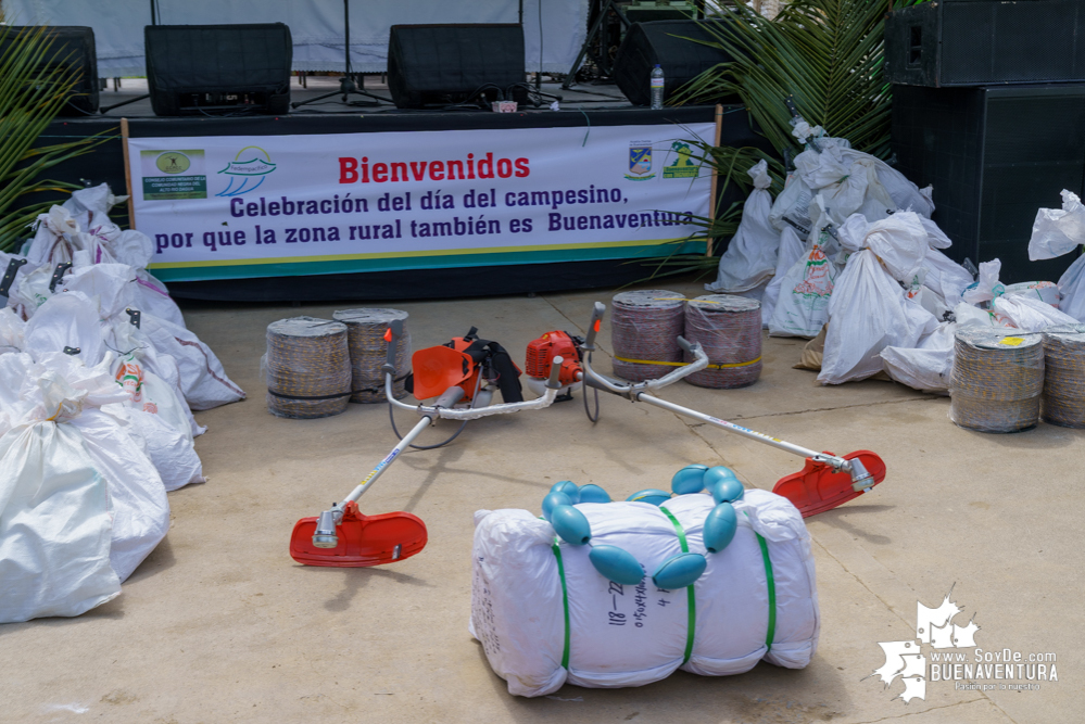 La Secretaría de Desarrollo Económico y Rural de Buenaventura celebró el Día del Campesino En el corregimiento de Cisneros 