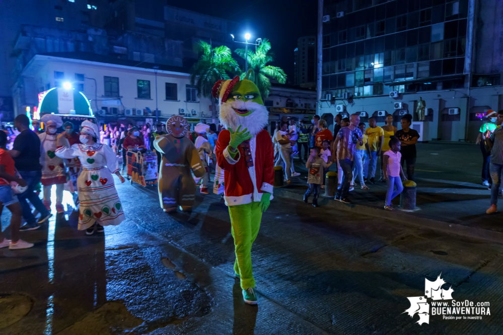 Con el apoyo de la Administración Distrital de Buenaventura, Celsia realizó el desfile mágico de la buena energía en Navidad