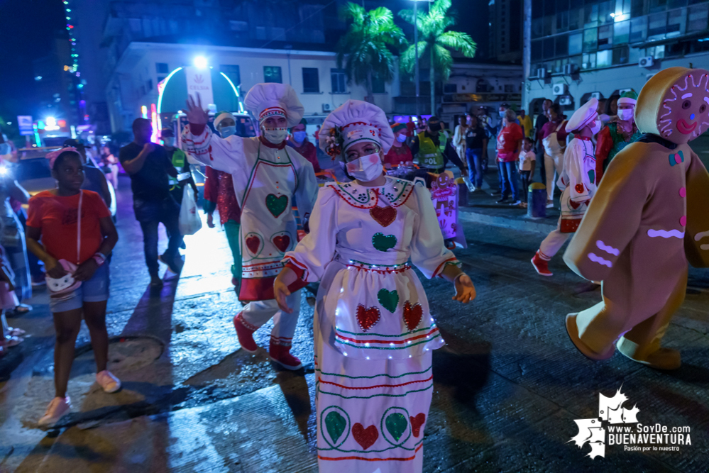 Con el apoyo de la Administración Distrital de Buenaventura, Celsia realizó el desfile mágico de la buena energía en Navidad