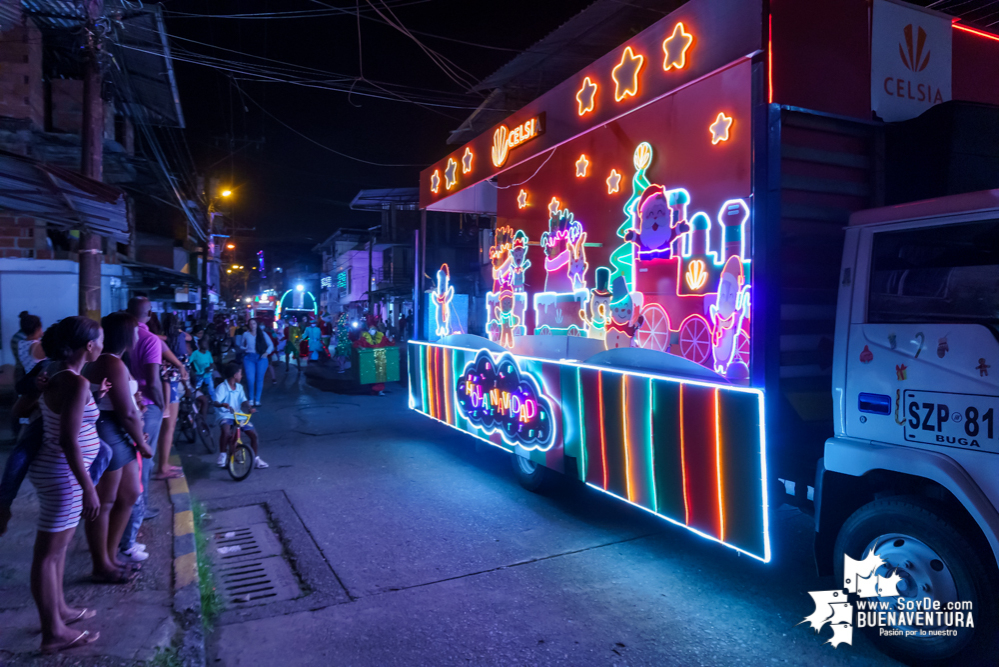 Con el apoyo de la Administración Distrital de Buenaventura, Celsia realizó el desfile mágico de la buena energía en Navidad