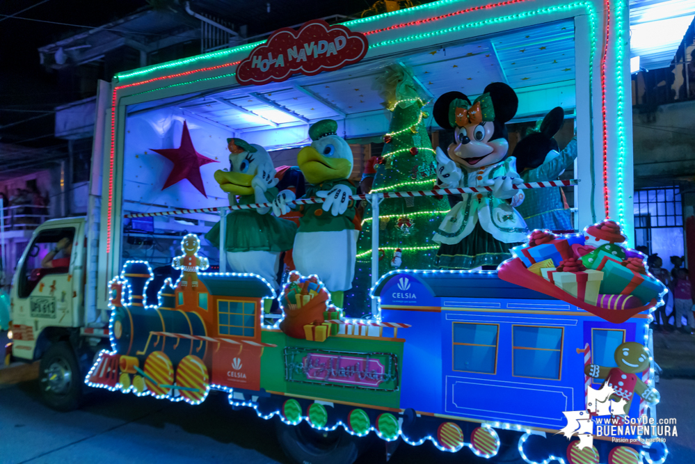 Con el apoyo de la Administración Distrital de Buenaventura, Celsia realizó el desfile mágico de la buena energía en Navidad