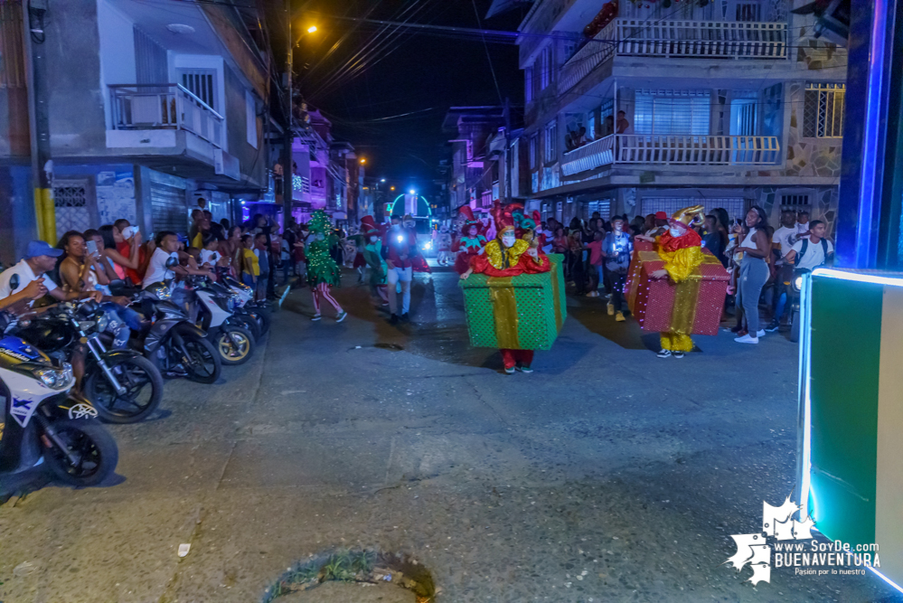 Con el apoyo de la Administración Distrital de Buenaventura, Celsia realizó el desfile mágico de la buena energía en Navidad