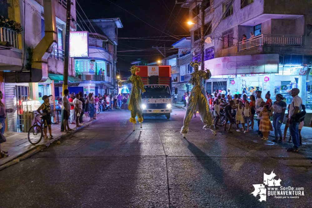 Con el apoyo de la Administración Distrital de Buenaventura, Celsia realizó el desfile mágico de la buena energía en Navidad