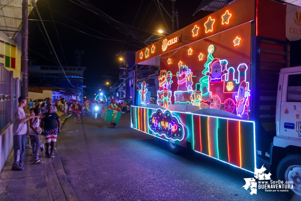 Con el apoyo de la Administración Distrital de Buenaventura, Celsia realizó el desfile mágico de la buena energía en Navidad