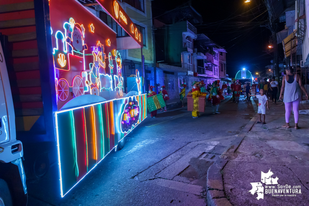 Con el apoyo de la Administración Distrital de Buenaventura, Celsia realizó el desfile mágico de la buena energía en Navidad