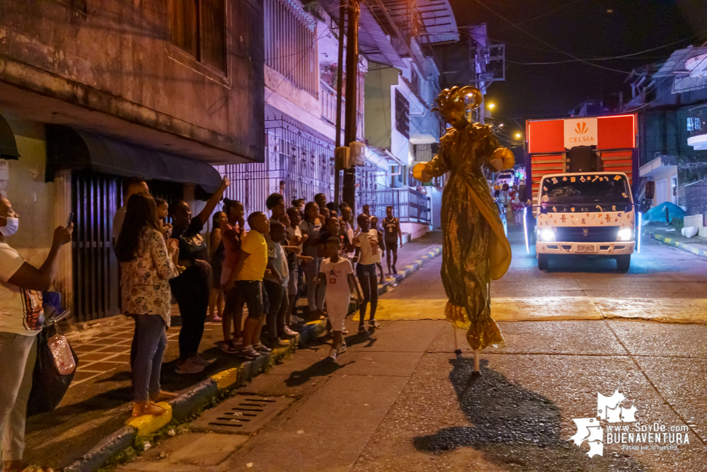 Con el apoyo de la Administración Distrital de Buenaventura, Celsia realizó el desfile mágico de la buena energía en Navidad