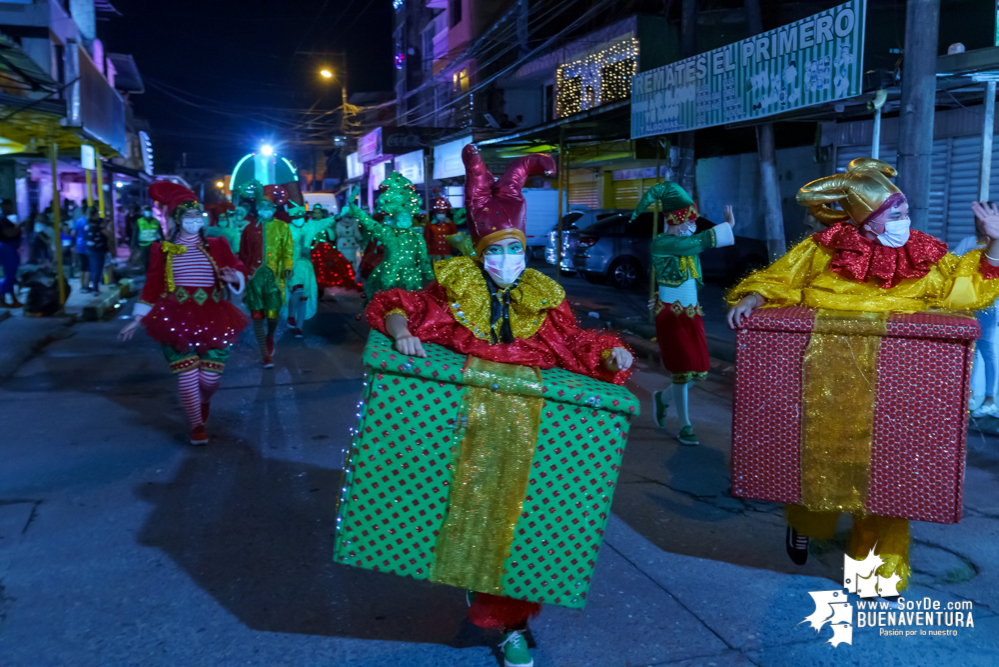 Con el apoyo de la Administración Distrital de Buenaventura, Celsia realizó el desfile mágico de la buena energía en Navidad