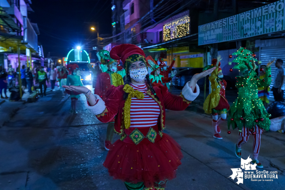 Con el apoyo de la Administración Distrital de Buenaventura, Celsia realizó el desfile mágico de la buena energía en Navidad