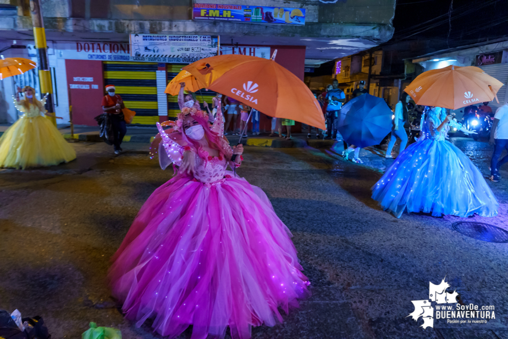Con el apoyo de la Administración Distrital de Buenaventura, Celsia realizó el desfile mágico de la buena energía en Navidad
