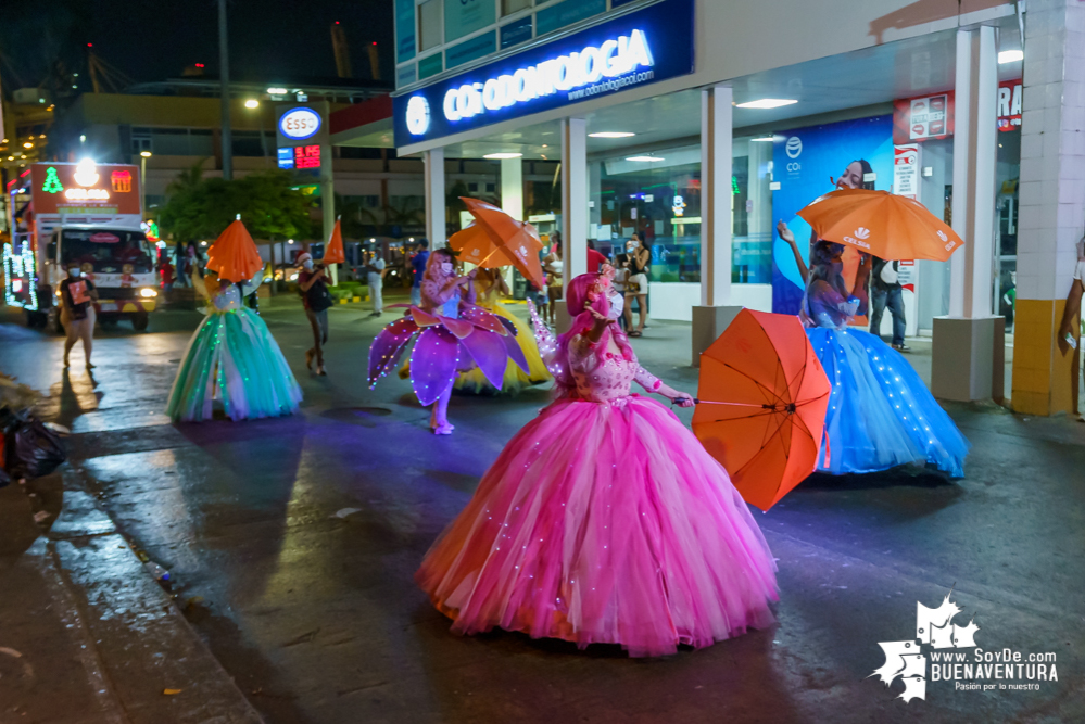 Con el apoyo de la Administración Distrital de Buenaventura, Celsia realizó el desfile mágico de la buena energía en Navidad