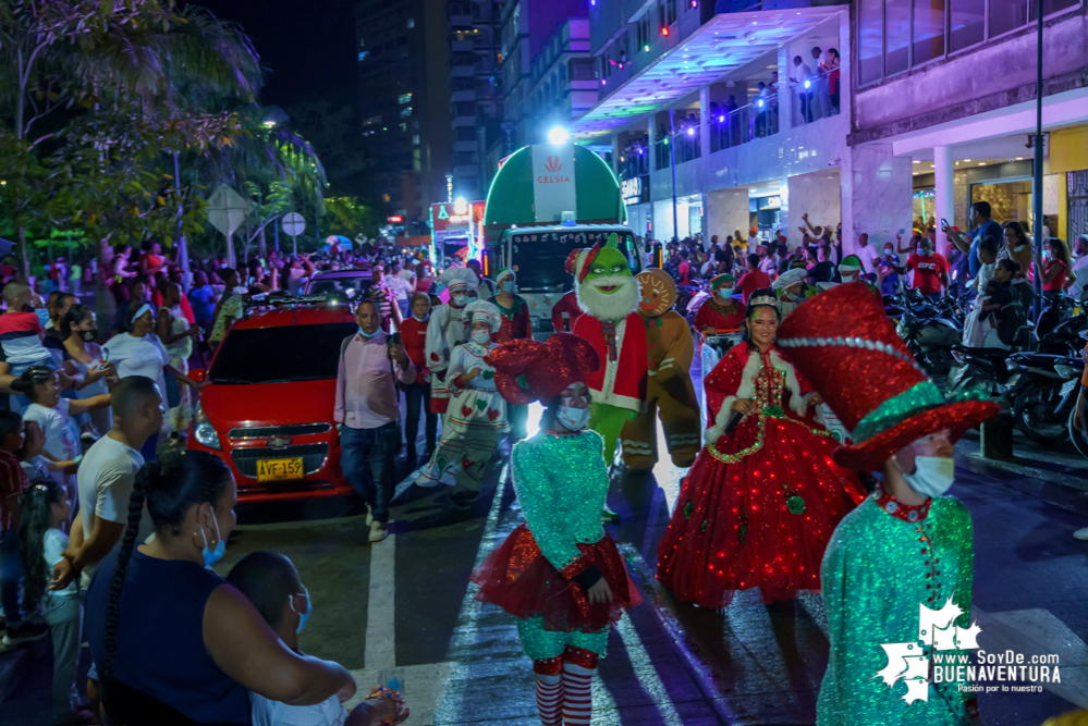 Con el apoyo de la Administración Distrital de Buenaventura, Celsia realizó el desfile mágico de la buena energía en Navidad