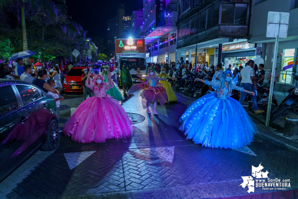 Con el apoyo de la Administración Distrital de Buenaventura, Celsia realizó el desfile mágico de la buena energía en Navidad