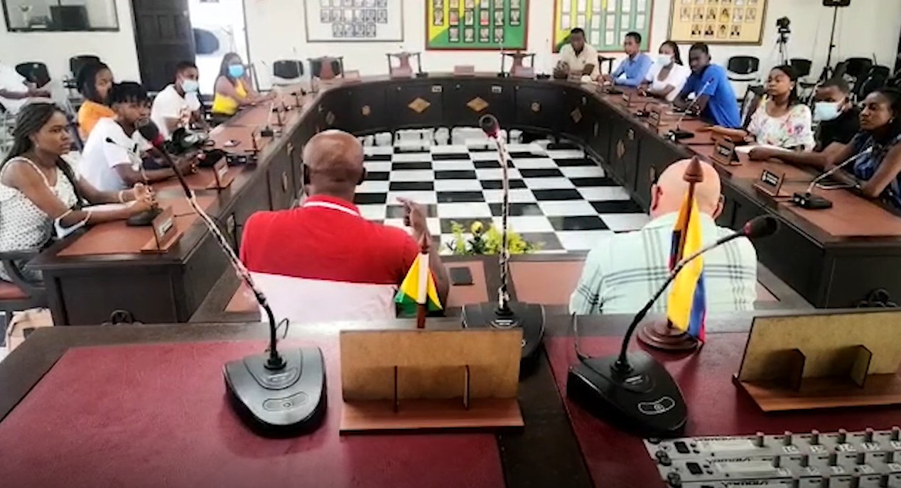 Representantes de los consejos de juventud fueron escuchados por el Presidente del Concejo de Buenaventura 