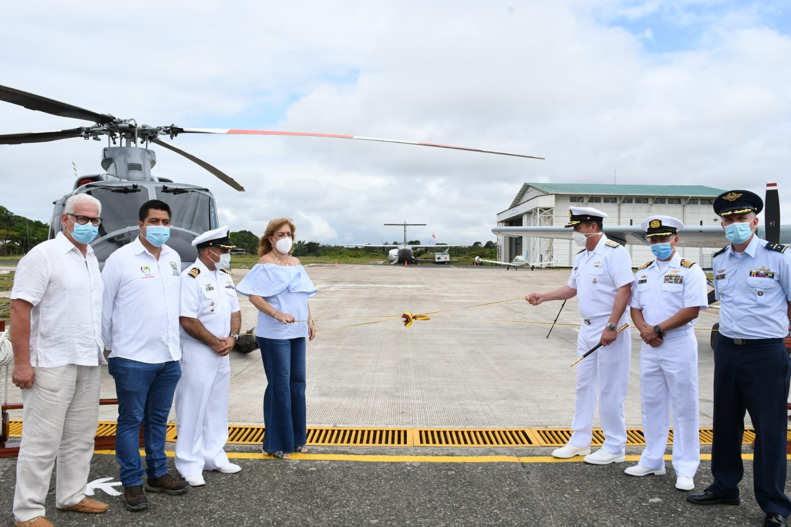El aeródromo de Juanchaco estrena plataforma aérea
