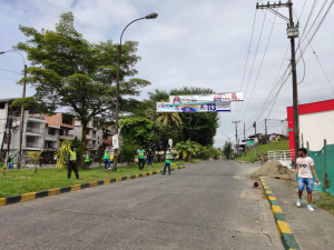 Publicidad política exterior instalada sin autorización es retirada por la Dirección Técnica Ambiental de l Alcaldía Distrital de Buenaventura