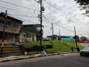 Publicidad política exterior instalada sin autorización es retirada por la Dirección Técnica Ambiental de l Alcaldía Distrital de Buenaventura