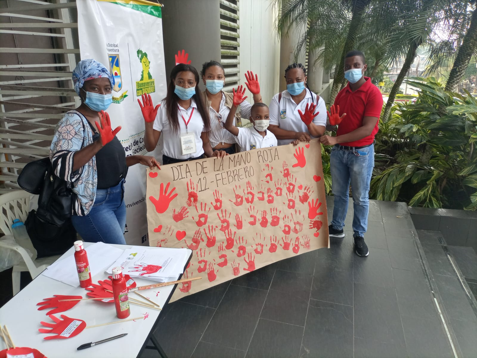 Se conmemoró el Día Internacional de las Manos Rojas