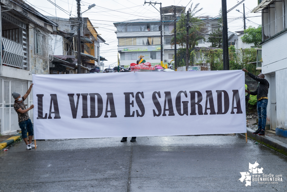 En Buenaventura no solo se marchó por la vida y la paz, sino también contra el miedo y la desesperanza