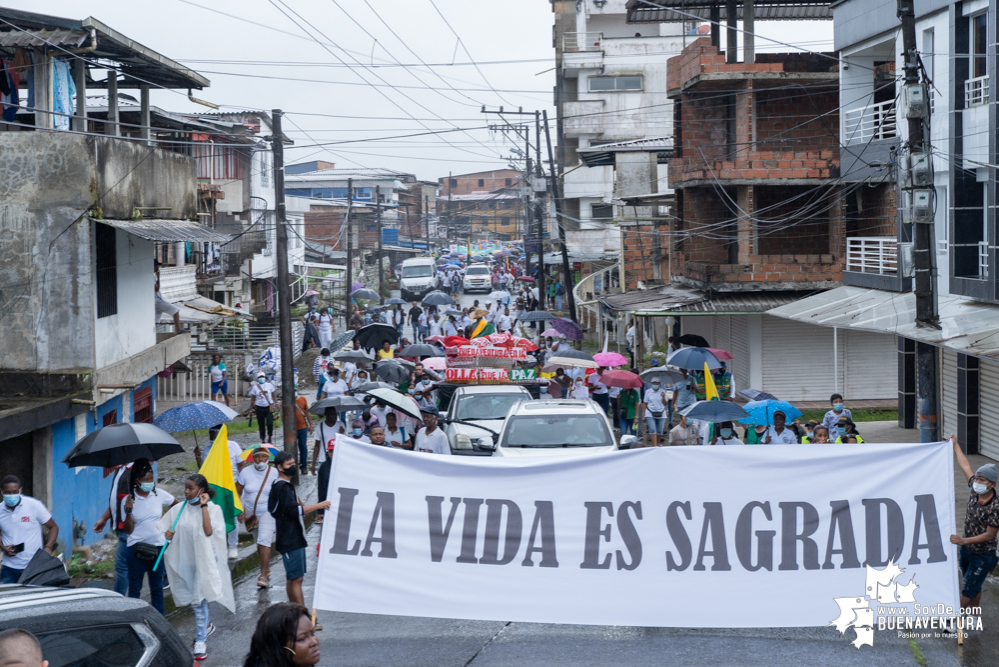 En Buenaventura no solo se marchó por la vida y la paz, sino también contra el miedo y la desesperanza