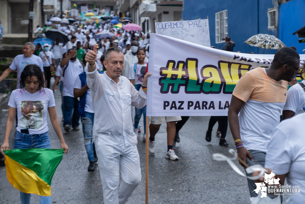 En Buenaventura no solo se marchó por la vida y la paz, sino también contra el miedo y la desesperanza