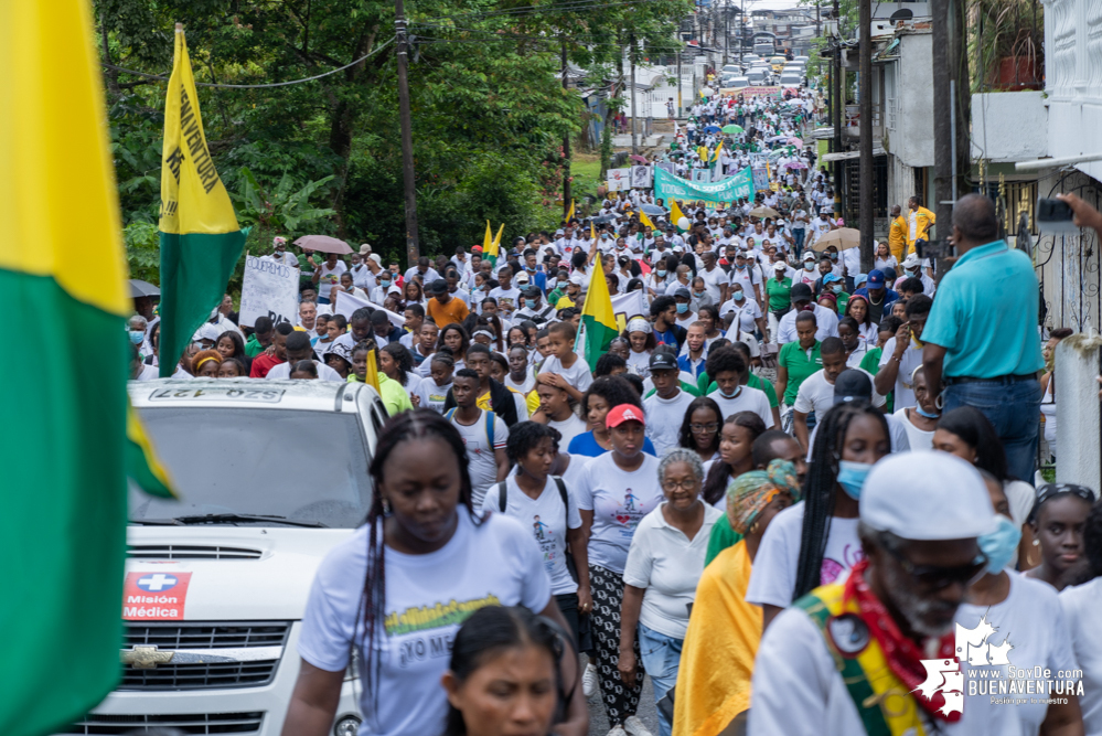 En Buenaventura no solo se marchó por la vida y la paz, sino también contra el miedo y la desesperanza